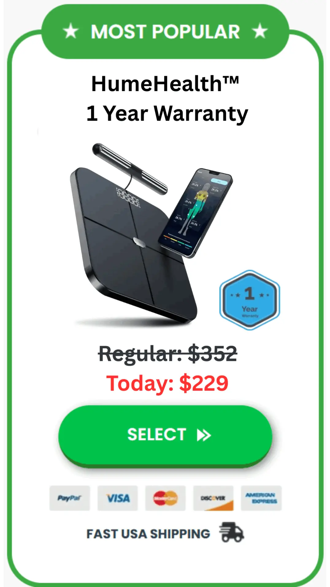 Hume health body pod offer 2